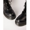 PU Lace Up Combat Style Boots