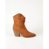 Suede Western Cowboy Boots