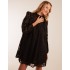 Jacquard Bow Smock Dress