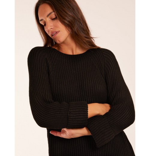 Knitted Ribbed Jumper Dress