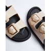 Double Buckle Sandals